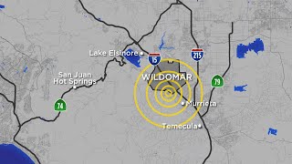 A 4.0-magnitude earthquake struck the area of wildomar at 1:21 p.m.
tuesday, according to u.s. geological survey. temblor initially
registered as 3.9 b...