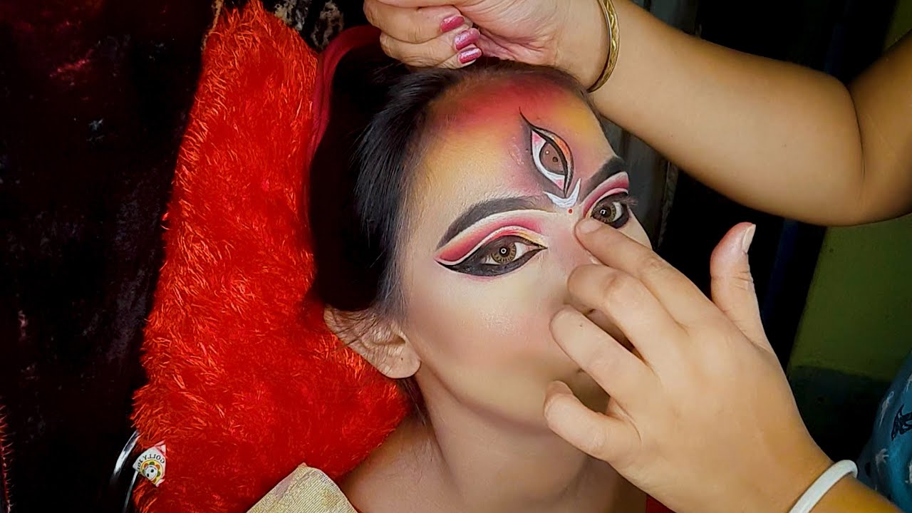 Agomoni shoot 2021| Durga makeover tutorial