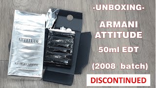 Unboxing Armani Attitude by Giorgio Armani (2008 batch)