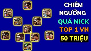 Chiêm Ngưỡng Quả Nick Đẳng Cấp TOP 1 VIỆT NAM Trị Giá 50 Triệu Trong eFootball Mobile