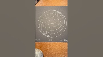 How to draw 7 waves with semi circles in a circle