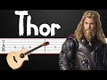 Sweet Child O&#39; Mine (OST Thor: Love and Thunder) Guitar Tutorial, Guitar Tabs, (Fingerstyle)