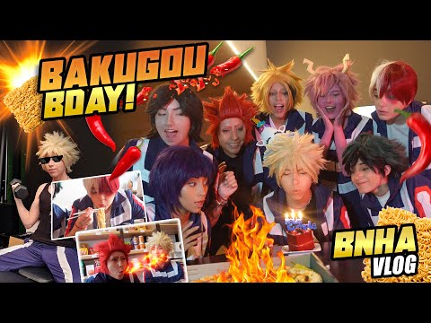 ¡CUMPLEAÑOS PICANTE! 🌶️💥- Un día al estilo KACCHAN! -【BNHA VLOG 】