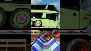 Trucks Tow Trailers vs Gutter #short #beamng #beamngdrive #trucksvs