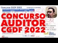 Concurso CGDF 2022! Análise do edital e dicas de estudo