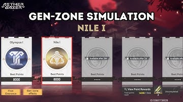 [Aether Gazer] Karasugo Imbroglio: Gen-zone Simulation - Nile I (Max Difficulty)