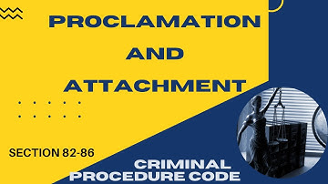 Proclamation and Attachment of Property under Criminal Procedure Code 1973 l Legal Ontologies