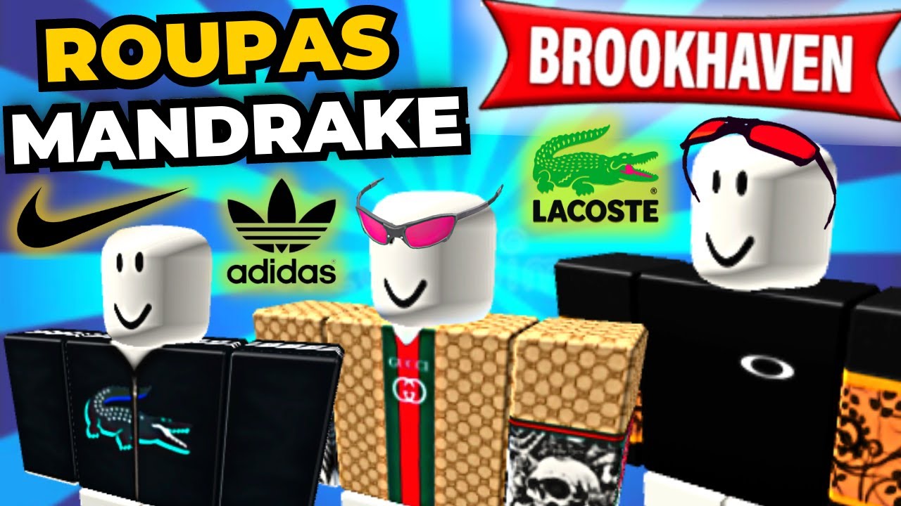 Pegue GRÁTIS Roupas Mandrake no Brookhaven e Bloxburg - Roblox 