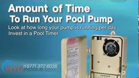 How To: Reduce Your Pool Pump Energy Bill