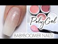 Baby Boomer Nails Using Polygel! | Trying PolyGel for the First Time! 😱 French Fade Ombre Nails