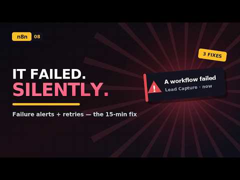 n8n Error Handling: Stop Your Workflows Failing Silently