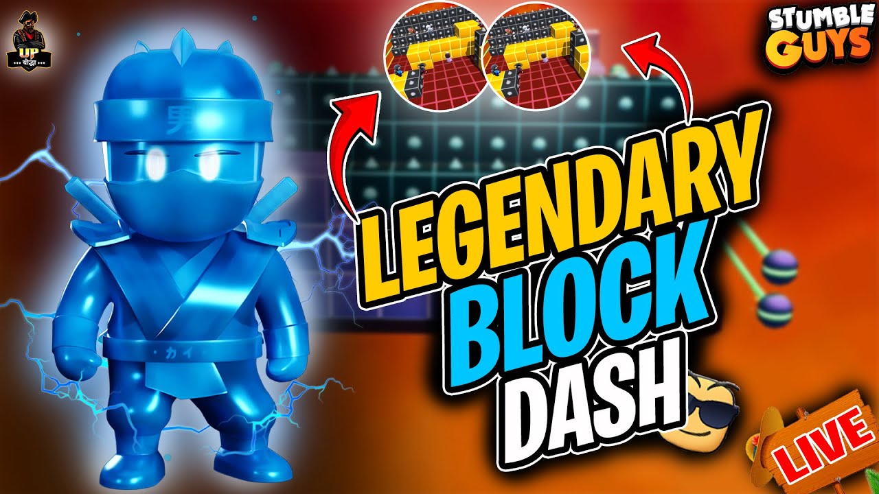 Legendary Block Dash - Stumble Guys: Multiplayer Royale