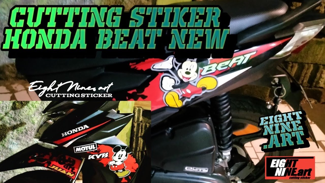 CUTTING STIKER  HONDA  BEAT  YouTube