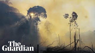 Aerial Footage Shows Fires In Brazils Amazon