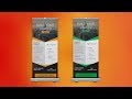 Corporate Roll Up Banner Design - Photoshop Tutorial