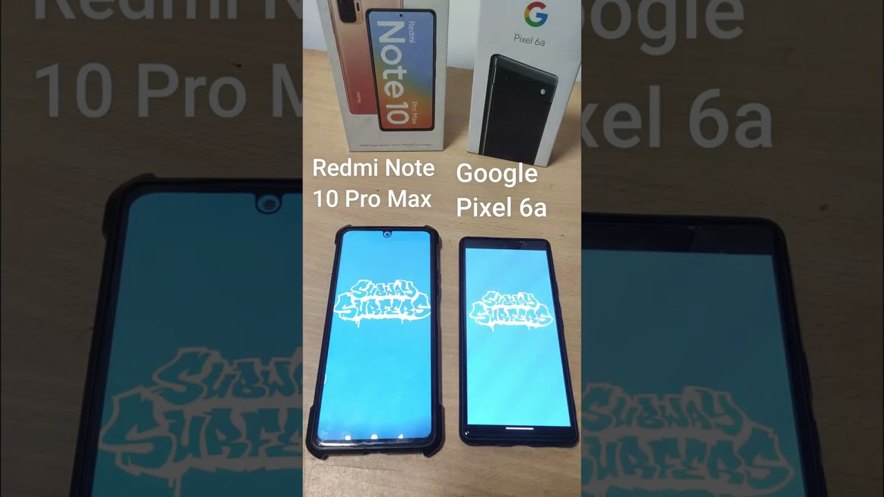 Redmi Note 10 Pro Max vs Google Pixel 6a Subway Surfer Speed Test!