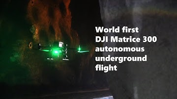 DJI Matrix 300 drone flies autonomously underground in Aussie mines