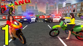 Girls Biker Gang 3D - Gameplay Walkthrough Part 1 (iOS, Android) screenshot 5