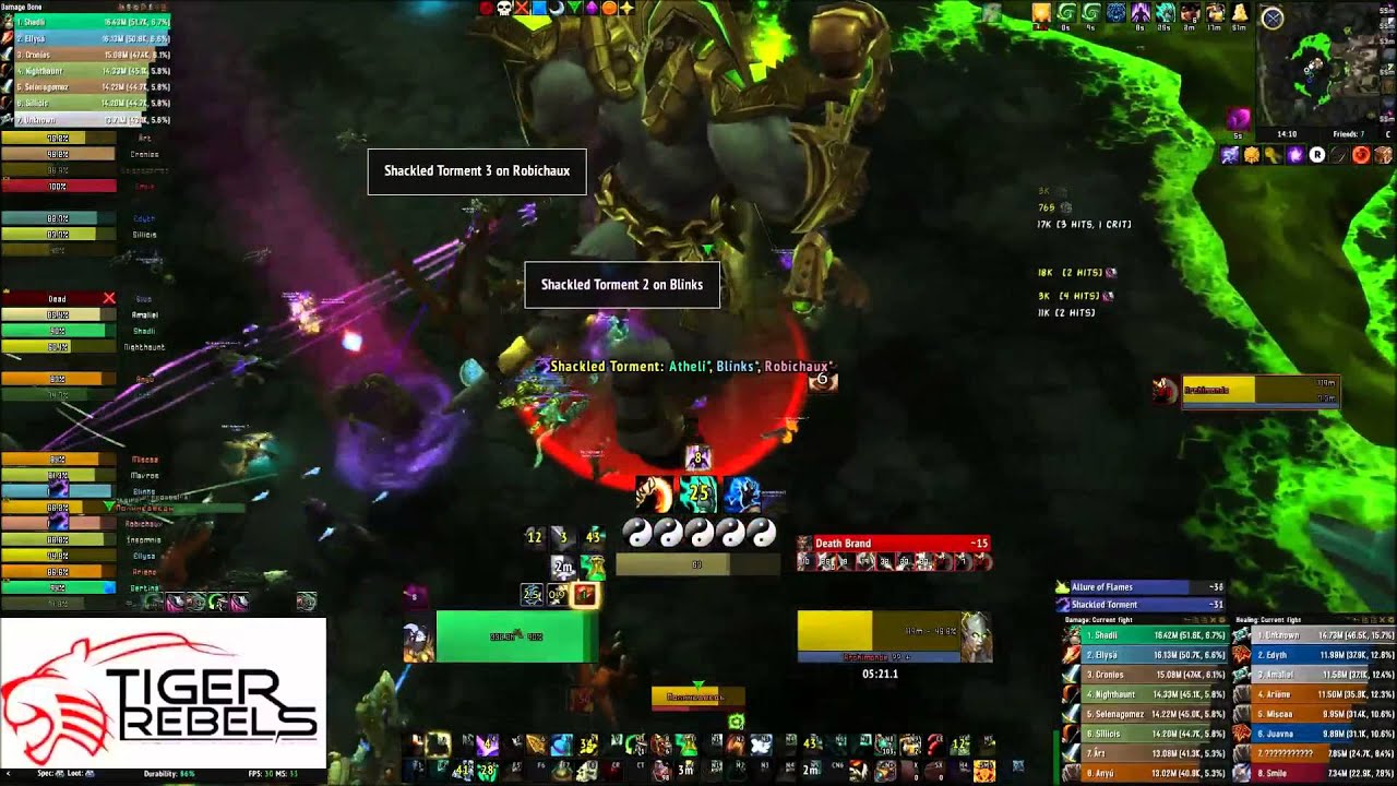 Shadli vs Archimonde NHC - Windwalker PoV