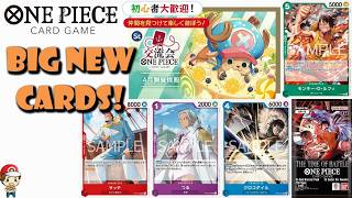 Big New One Piece TCG Cards Revealed! Crocodile Looks Nuts! Luffy Promo! (One Piece TCG News)