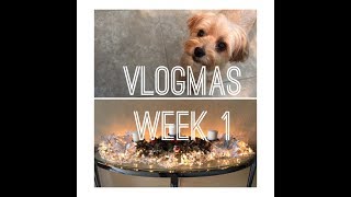 VLOGMAS WEEK 1| CHRISTMAS DECORATING, FOOD DETOX, BLACK FRIDAY
