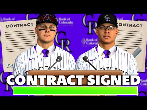 I Signed a NEW ACE Pitcher! Rockies Offseason MLB The Show 25 Franchise
