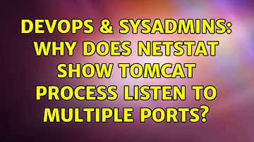 DevOps & SysAdmins: Why does netstat show Tomcat process listen to multiple ports? (2 Solutions!!)