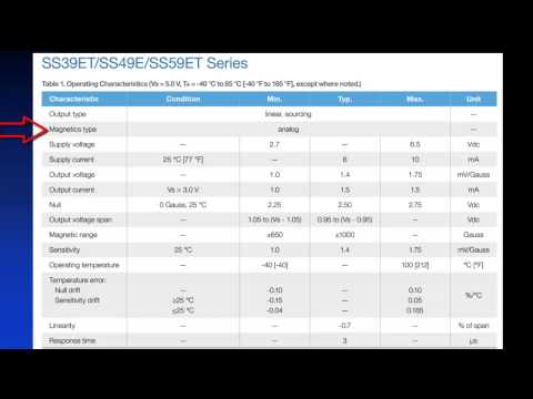 49E HALL EFFECT SENSOR DATASHEET