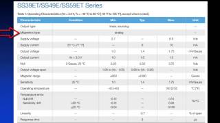 49E HALL EFFECT SENSOR DATASHEET