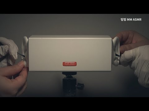 [ASMR] 알콜스왑, 젖은 면봉으로 귀청소(양쪽동시)/ Wet Ear Cleaning(both)/ No Talking