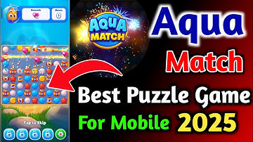 Aqua Match gameplay in mobile || Aqua Match Gameplay – Most Relaxing Puzzle Game Ever! | Spdtechub