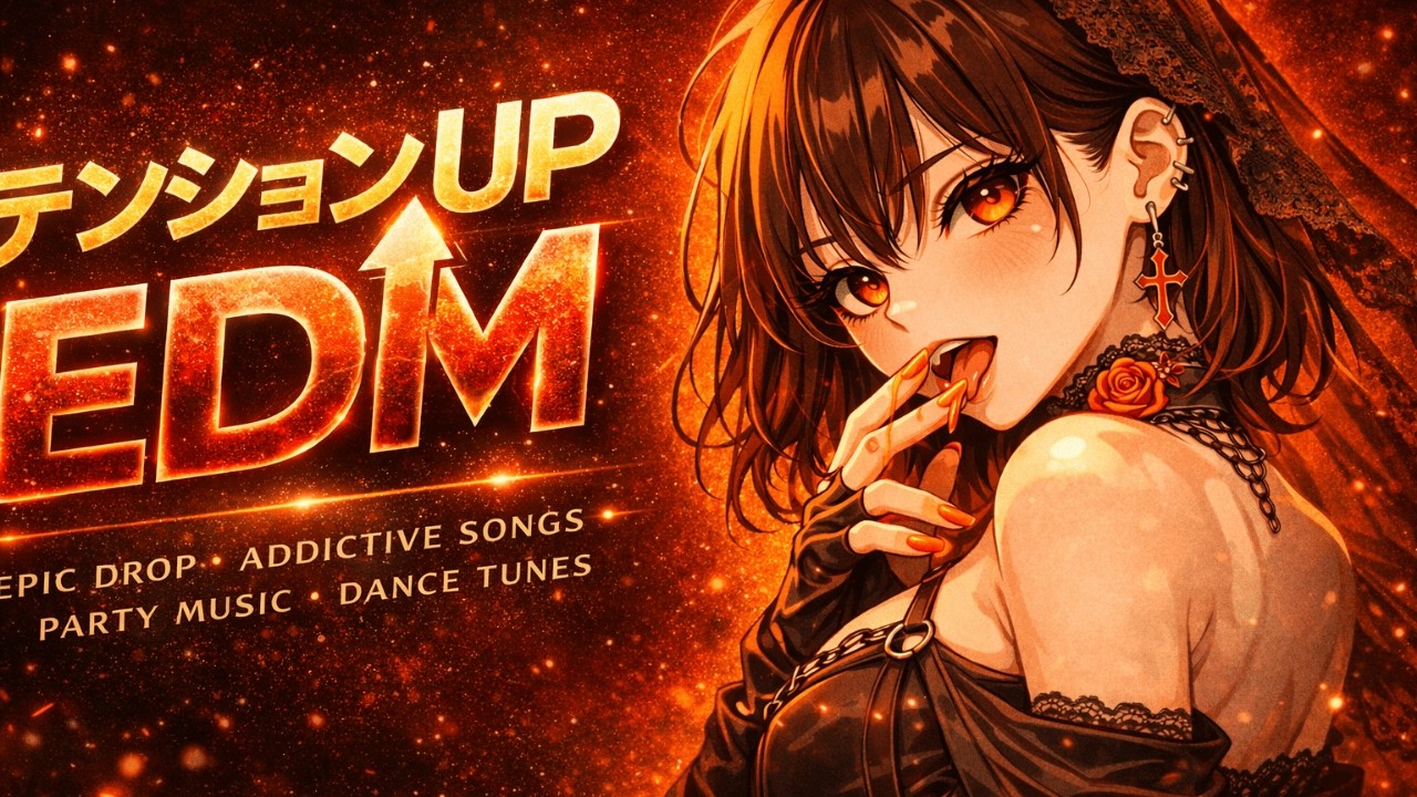 【Playlist】 テンション爆上げトランスEDMメドレー⚡️/女性ボーカル/ダンス/J-POP/ドライブ/パーティー/筋トレ/【作業用BGM】