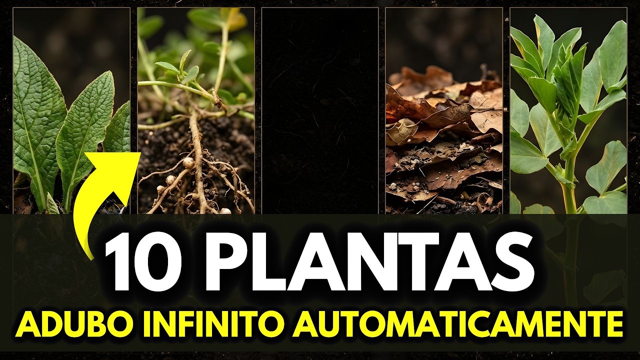 10 Plantas Poderosas Que Geram Adubo Infinito Automaticamente