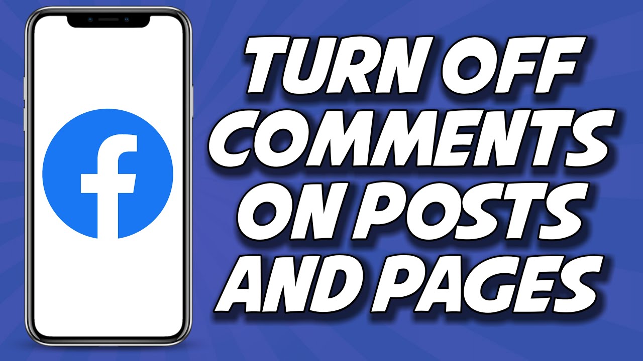 How To Turn Off Comment On Facebook Post And Page 2023 YouTube