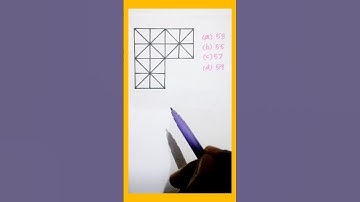 Number of triangles in the given figure #maths #countingfigures #figurecounting #rrb #ssc