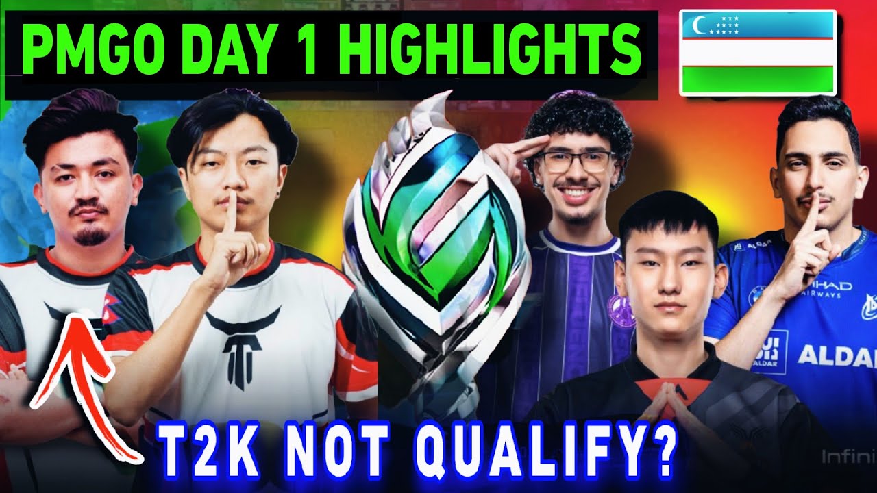T2K Shocking Results - Bad Performance In PMGO Day 1 | Pubg Mobile Esports