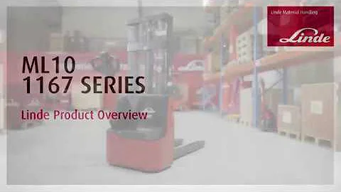 Product Overview: Linde Smart Line Pallet Stacker Series