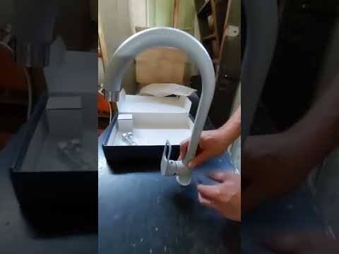 Смеситель z3424 для мойки QUARZ в сером цвете. КонструкторБай.