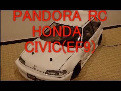 Pandora RC Honda Civic EF9 ボディ Pandora RC HONDA CIVIC EF9 1/10 RC Drift 198mm Clear Body Set
