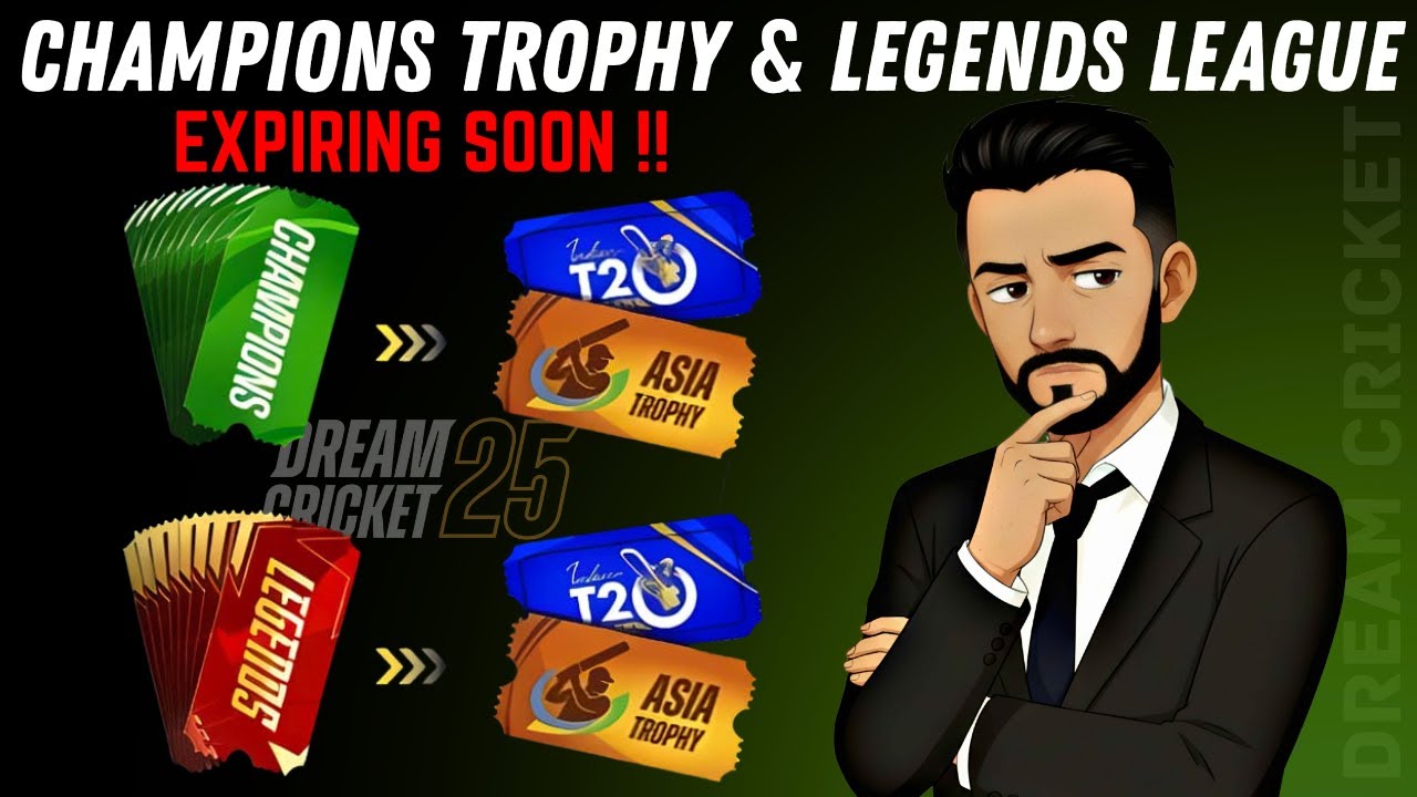 🚨 FINAL WARNING! Champions Trophy & Legends League ENDING Soon?!