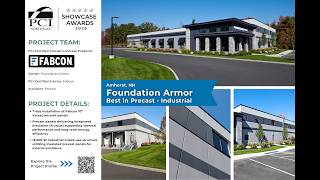 2026 PCINE Showcase Award - Best in Precast: Industrial | Foundation Armor