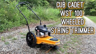 Cub Cadet WST 100 Wheeled String Trimmer: First Impressions, Walk Around & First Cold Start