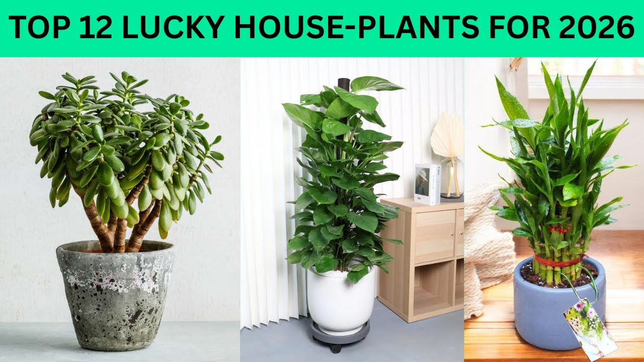 Top 12 Lucky Houseplants for 2026 | Feng Shui Plants | Lucky Indoor Plants