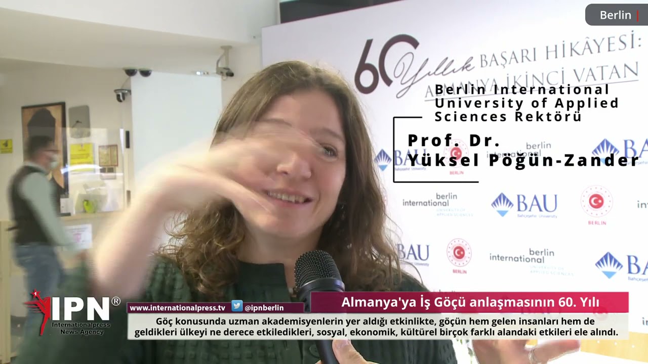 Berlin Başkonsolosluğu ev sahipliği ve Bahçeşehir Üniversitesi desteği ile 60 Yıllık Başarı
