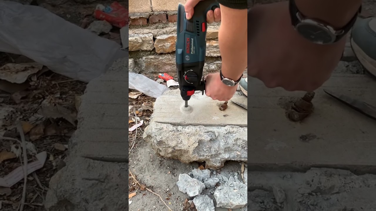 Bosch Electric Hammer Drill With High Drilling Capacity