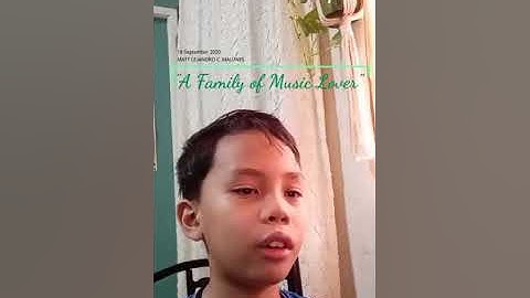 A Family of Music Lover 18 September 2020
