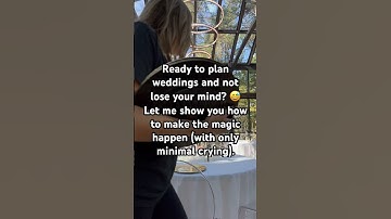 Let’s plan weddings together without losing our minds ok? #weddingplanner