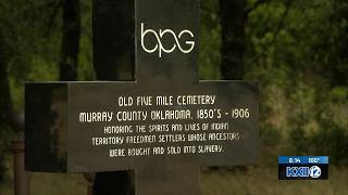 Descendants place memorial at hidden Murray County cemetery