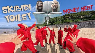 Parkour MONEY HEIST vs Zombie SKIBIDI TOILET in real life 3.0 ( Epic Parkour Pov Action )