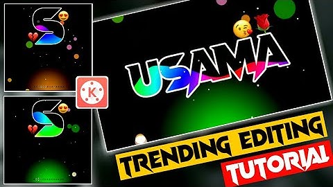 Colourful Name States Editing | Kinemaster states editing | Trending States Editing | Usama Rajput
